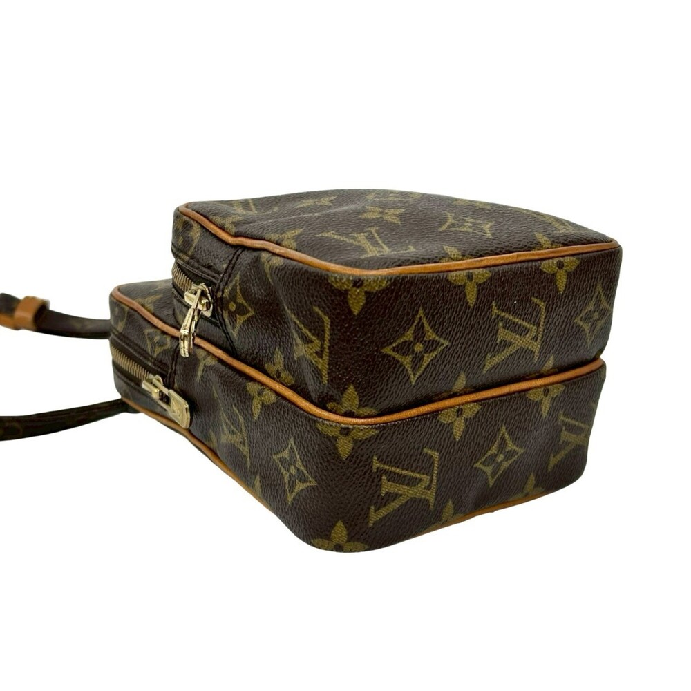 LOUIS VUITTON Authentic Brown Monogram Leather 2C Pochette Shoulder Bag - Picture 7 of 10